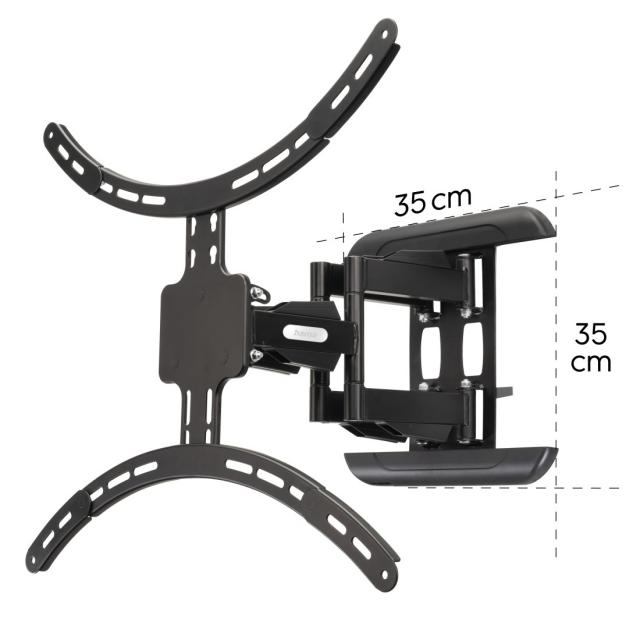 Hama TV Wall Bracket, Swivel, Tilt, Pull-out, 229 cm (90"), 220837 