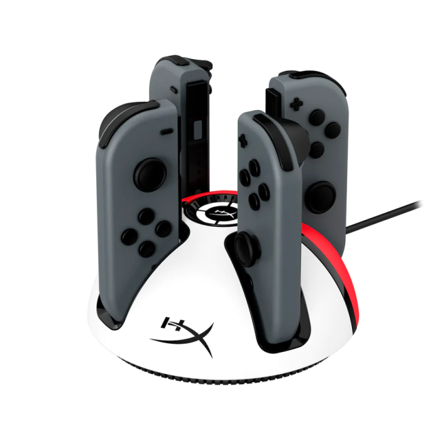 Charging Station HyperX ChargePlay Quad 2, Joy-Con Charging Station, White/Red 