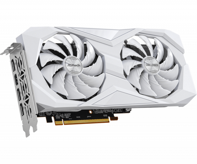 Graphic card ASRock AMD Radeon RX 6600 Challenger White 8GB 