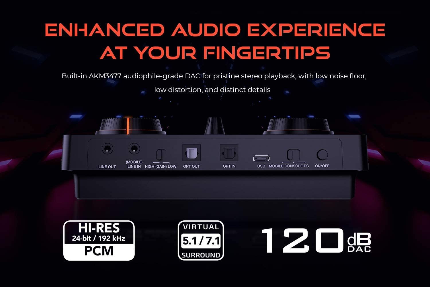 Sound card Creative Sound Blaster GC7, USB-C, Super X-FI, PC