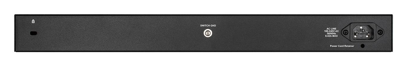 Суич D-Link DGS-1210-28, 28-портов 10/100/1000 Gigabit Smart Switch including 4 x 1000Base-T /SFP ports, управляем, за монтаж в шкаф