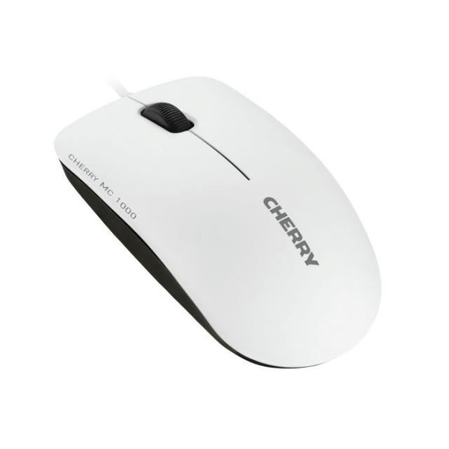 Wired mouse CHERRY MC 1000, White, USB