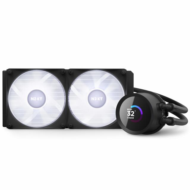 AIO Liquid Cooler NZXT Kraken 240 RGB Black, LCD Display 