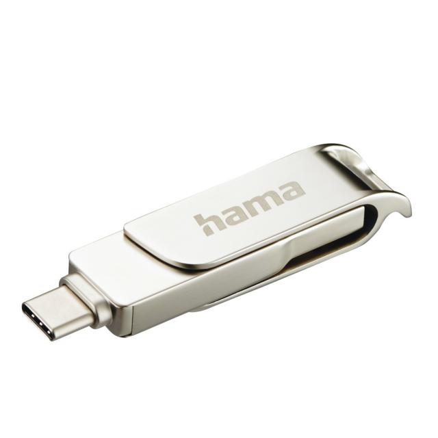 Hama "C-Rotate Pro" USB Stick, USB-C 3.1/3.0, 256GB, 100MB/s, 182492 