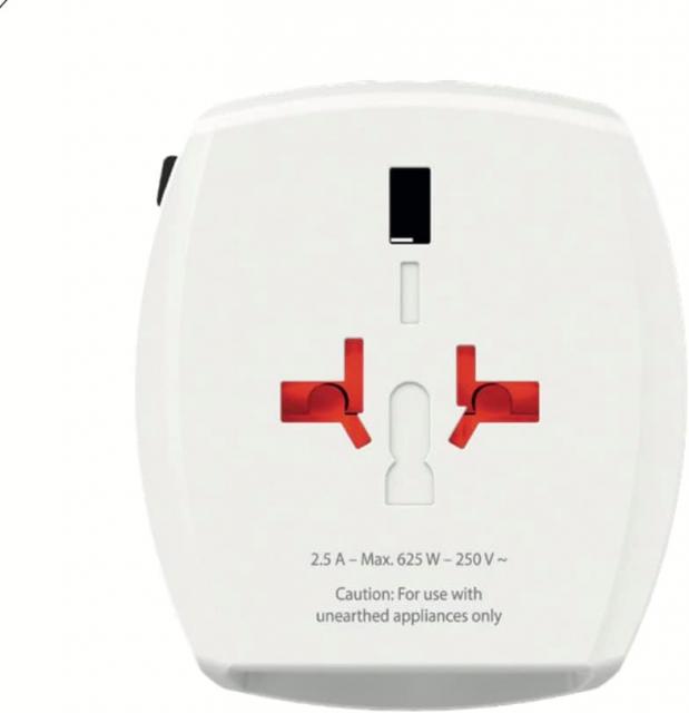 World Adapter SKROSS MUV USB-A, USB-C, 1.302962 