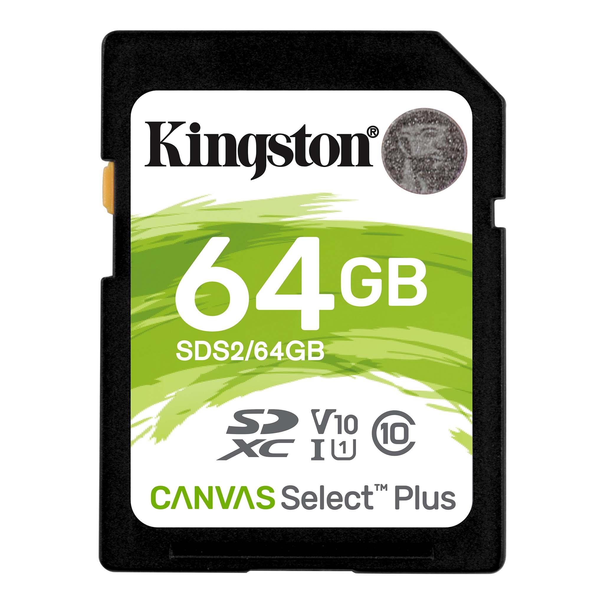 Карта памет Kingston Canvas Select Plus SD, 64GB