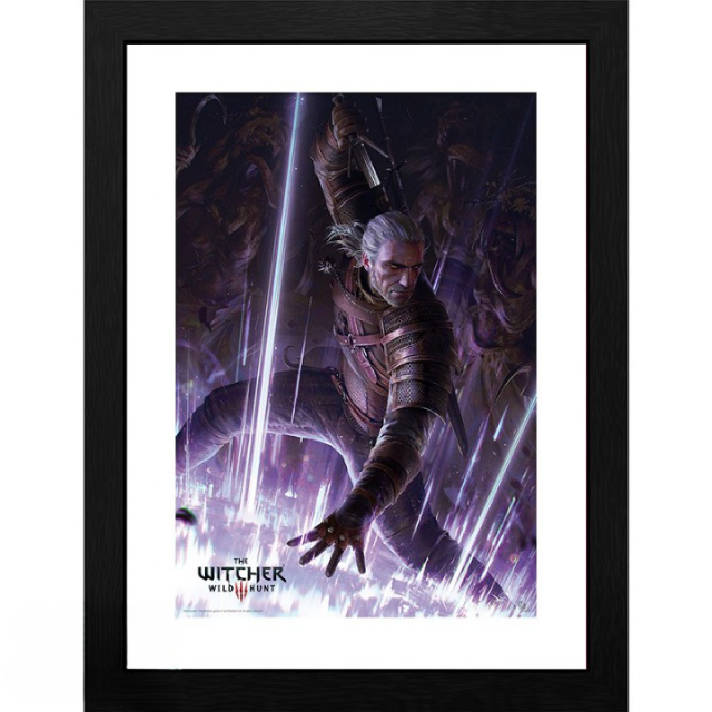 GBEYE THE WITCHER - Framed print "Geralt" (30x40)