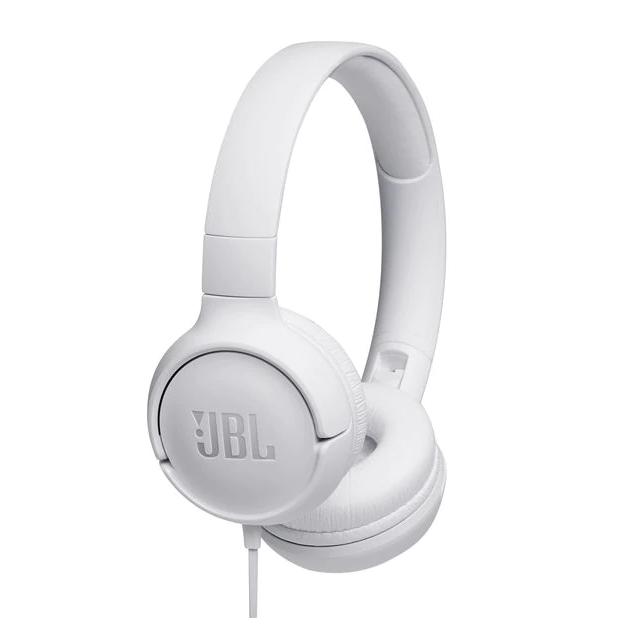 Headphones on-ear JBL T500, White