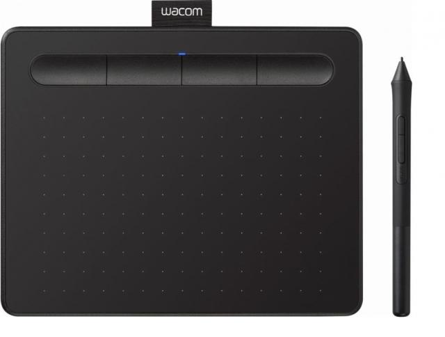Графичен таблет Wacom Intuos S Bluetooth, Черен 