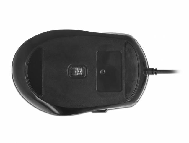 Оптична мишка DeLock, USB-A, 5 бутона , Синя 