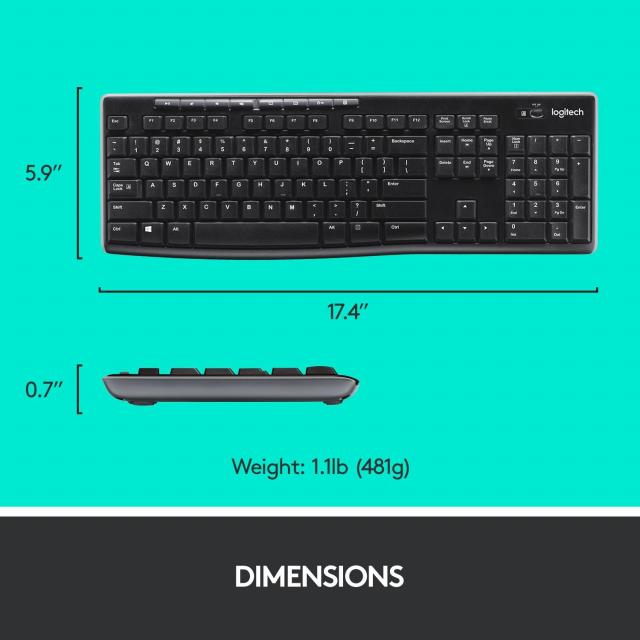Wireless Keyboard and mouse set Logitech MK270 