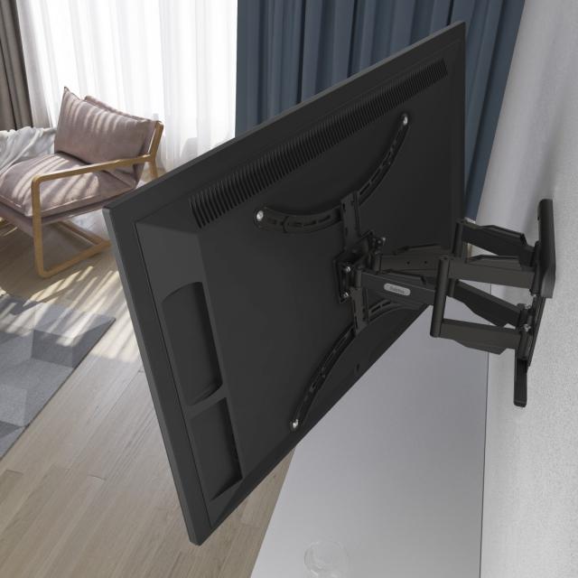 Hama TV Wall Bracket, Swivel, Tilt, Pull-out, 229 cm (90"), 220837 