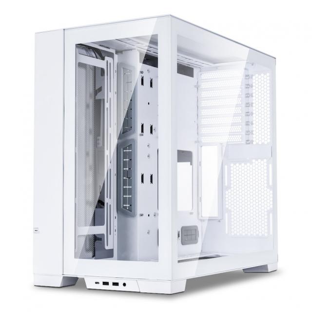 Case Lian Li PC-O11 Dynamic EVO Mid-Tower, Tempered Glass, White 