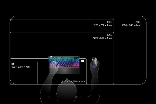 Геймърски пад SteelSeries QcK Prism 5XL ETAIL 