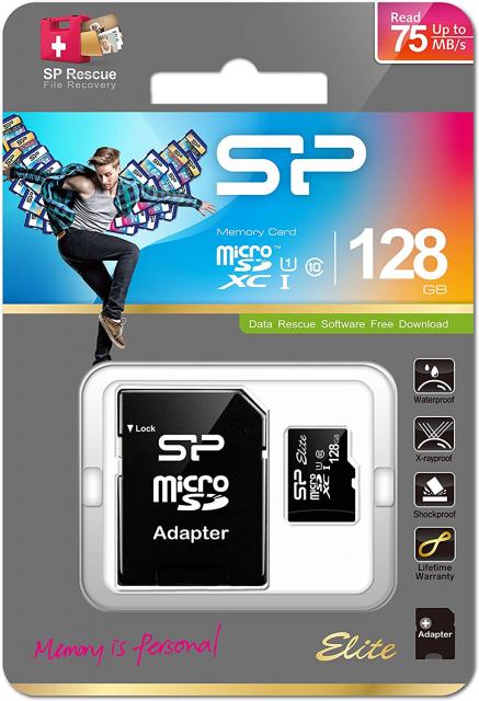 Карта памет Silicon Power Elite, 128GB 