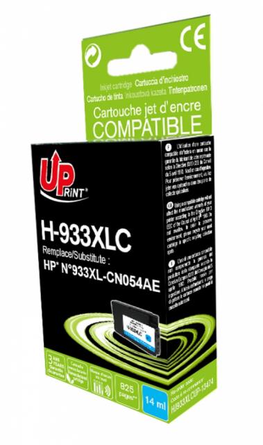 Мастилница UPRINT CN054A HP, Cyan 