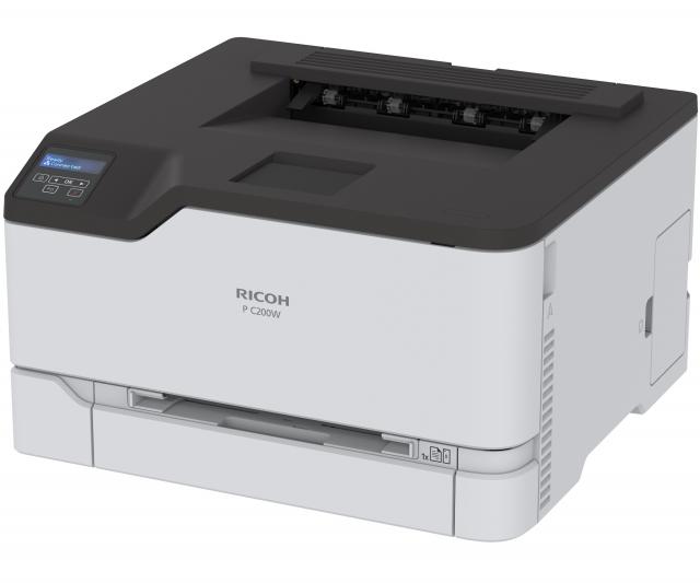 Лазерен принтер RICOH P C200W, Цветен, USB 2.0, LAN, WiFi, A4, 24 ppm 