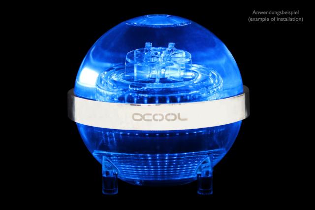 Резервоар с помпа Alphacool Eisball Digital RGB, Acryl (D5/VPP Ready) 