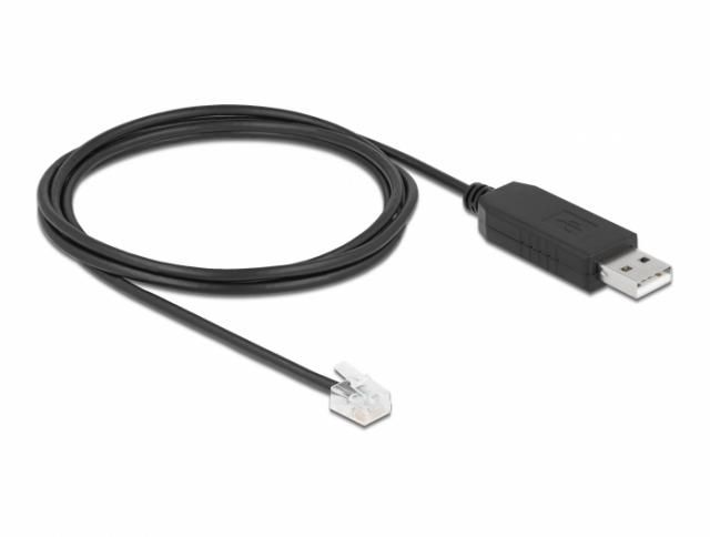 Delock USB-A male - RJ12 (RS232) for Skywatcher Telescopes, 2m 