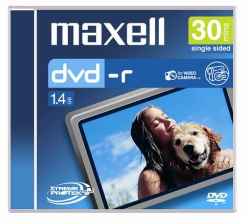 DVD-R  MAXELL, 8 см, 30 мин/1.4 GB, за камери, 1 бр.