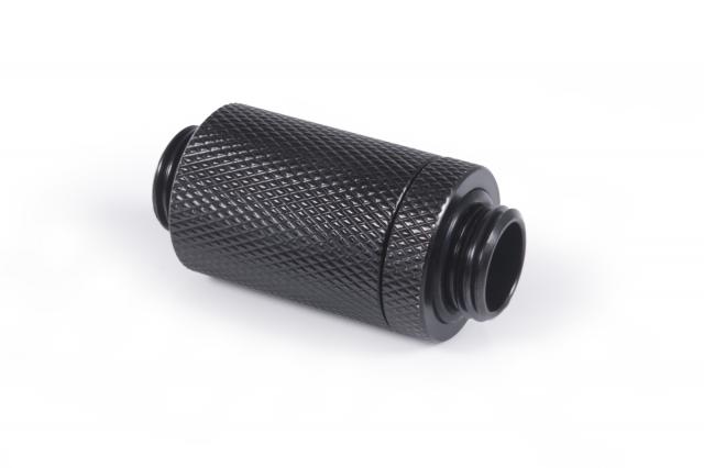 D-Plug Alphacool ES, 31.5mm, G1/4 AG auf G1/4 AG, Черен мат 