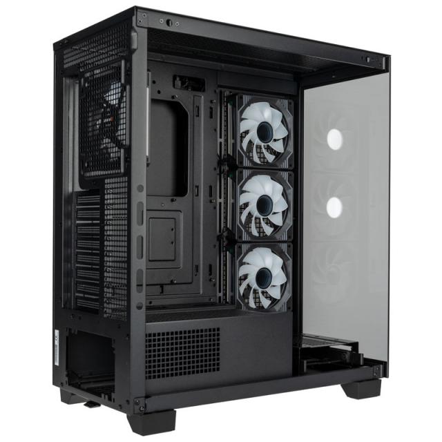 Case Kolink Unity Arena ARGB Showcase, Mid-Tower, Black 