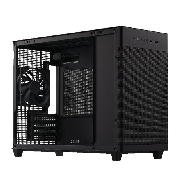 Case ASUS PRIME AP201 Mesh, MicroATX, Black 