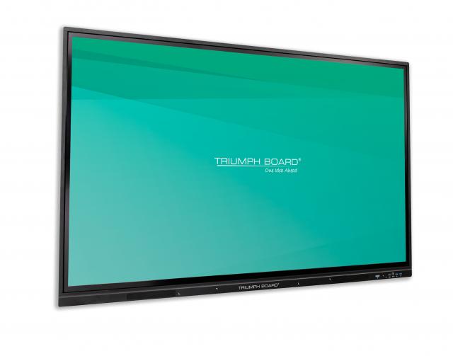 Интерактивен мулти-тъч дисплей TRIUMPH BOARD 65" IFP, Черен панел, Android 13 