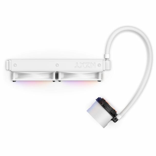 AIO Liquid Cooler NZXT Kraken 240 RGB White, LCD Display 