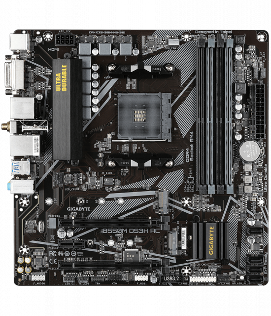 Motherboard GIGABYTE B550M DS3H AC Socket AM4 