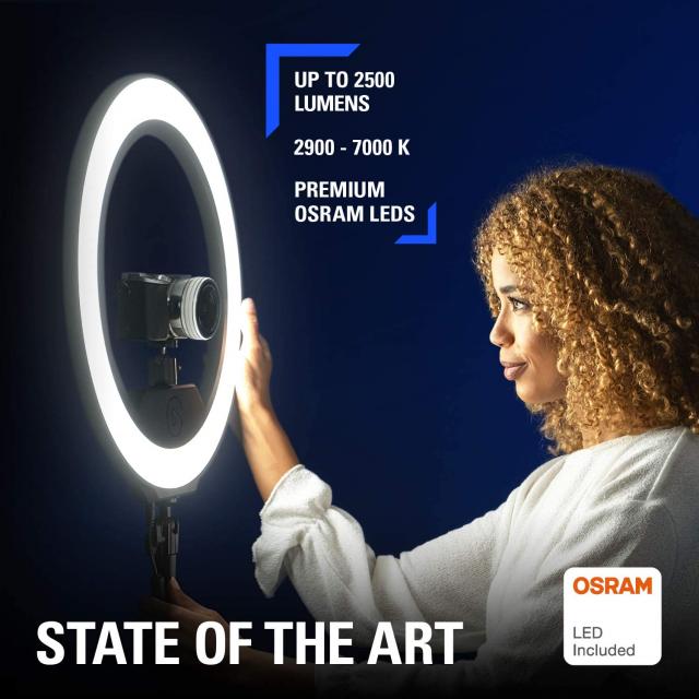 Осветление за стрийм Elgato Ring Light, Черна 