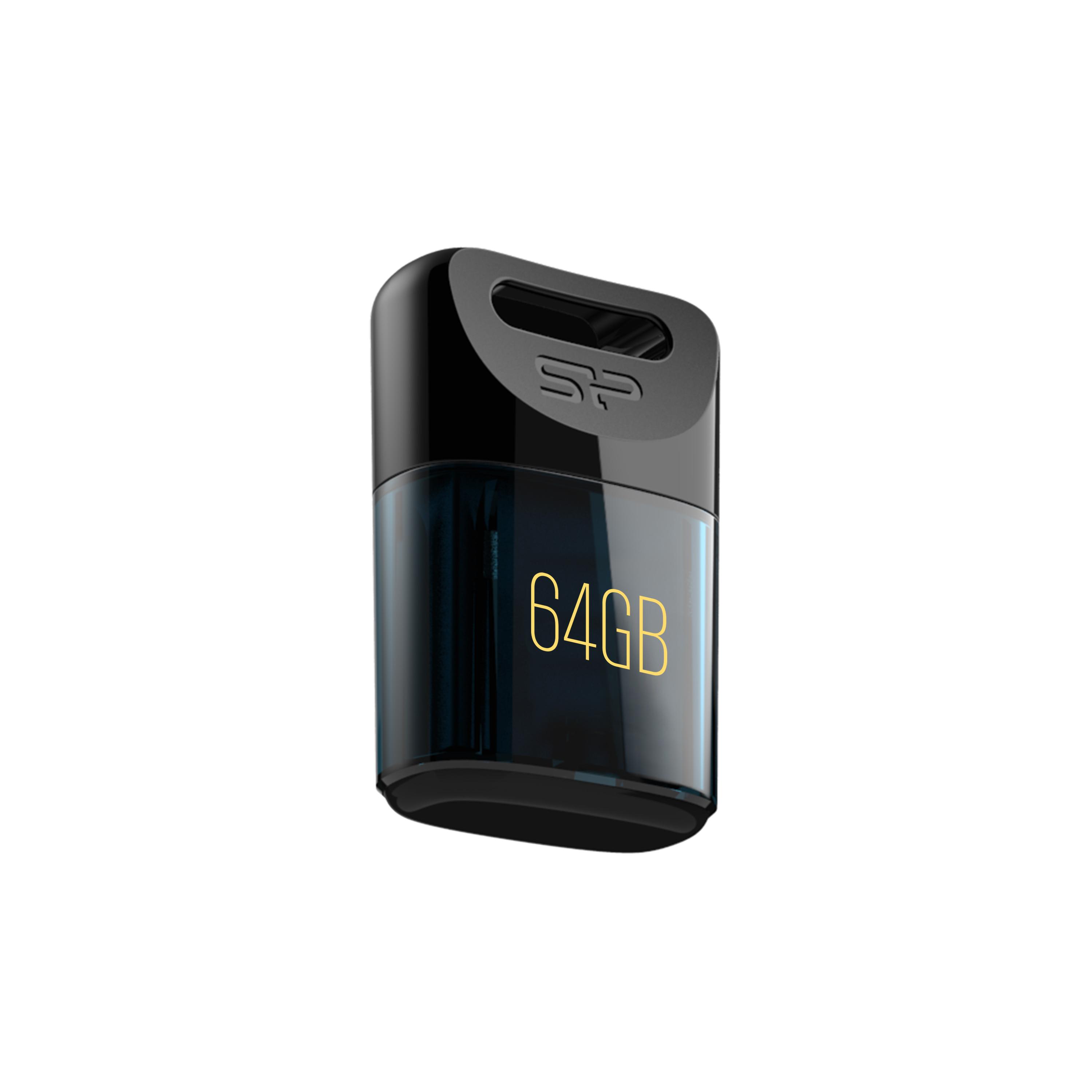 USB памет SILICON POWER Jewel J06 64GB,USB 3.0 тъмно синя