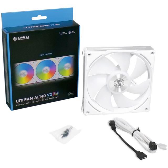 Fan Lian Li UNI AL140 V2 ARGB White 