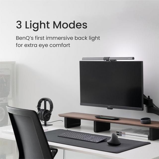 BenQ ScreenBar Halo LED Monitor Light, Wireless Controller, Adjustable Brightness and Color 