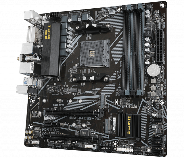 Motherboard GIGABYTE B550M DS3H AC Socket AM4 