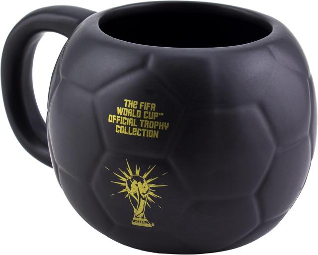 Mug Paladone FIFA Football (Black and Gold) Shaped 