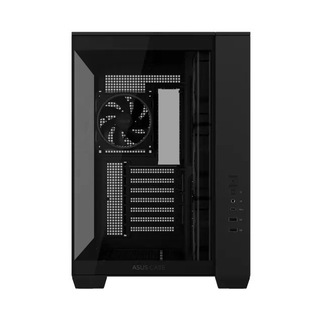 Кутия ASUS A32 PLUS Tempered Glass + 4 ARGB Вентилатора - Black 