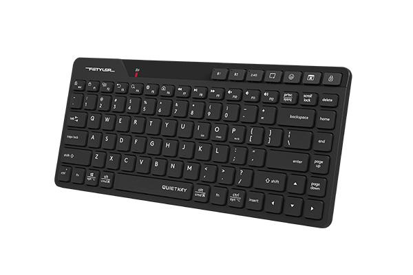 A4tech FBK26C AS Fstyler безжичнa мини тиха клавиатура, Multi-mode, презареждаема батерия, USB,кирилизирана 