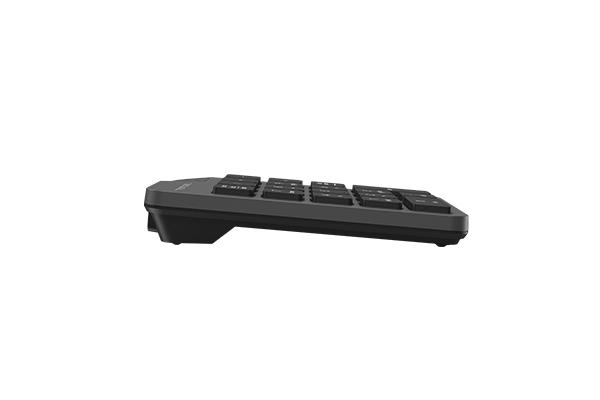 A4tech Цифрова безжична 2.4Ghz клавиатура FGK21C,черна, LiIon батерия, USB-C зареждане 