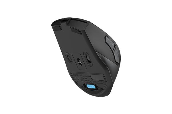 A4tech FB45CS Air'2 Stone grey безжичнa мишка, Dual mode, до 2000 dpi, черна 