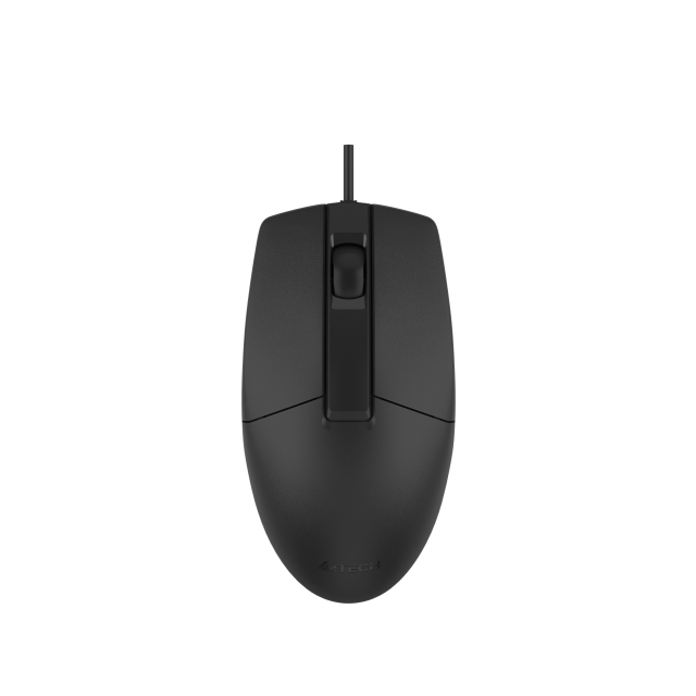 A4tech OP-330S Оптична мишка V-Track, безшумен клик, 1000 dpi,USB черна 