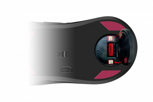 A4tech Bloody R90 Plus Stone black Геймърска безжична оптична мишка 