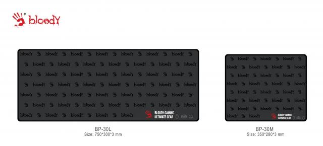 Gaming mouse pad Bloody BP-30L, XL size, 750 x 300 x 3mm 