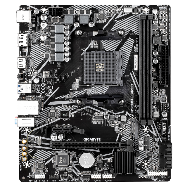 Motherboard GIGABYTE A520M H ARGB, Socket AM4 
