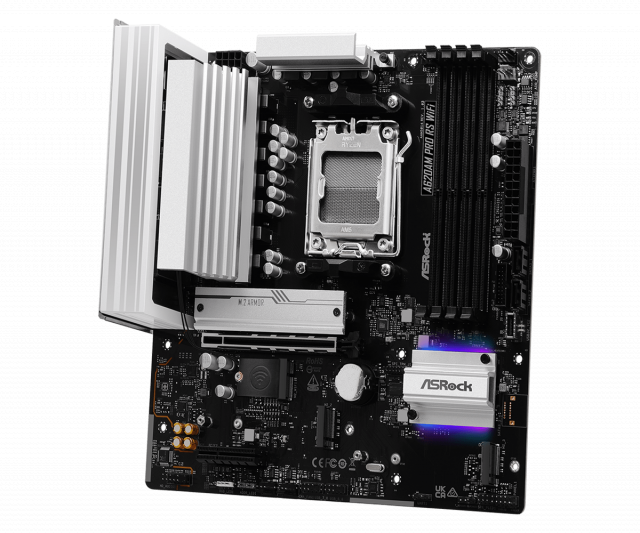 Дънна платка ASRock A620M PRO RS WIFI, AM5 
