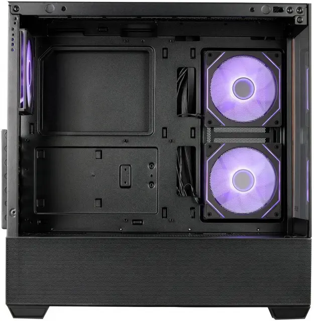 Кутия CoolerMaster Elite 690 Wood - Черна 