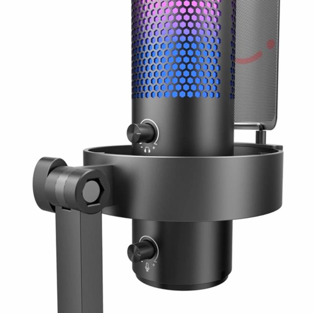 Настолен микрофон FIFINE A9 RGB 4 Polar Patterns- Black 
