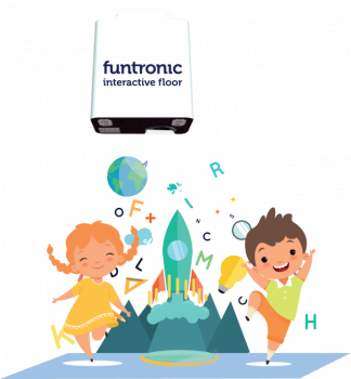 Интерактивен магичен под Funtronic, с включени 100 приложения игри