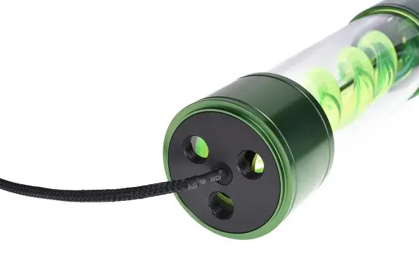 Резервоар Alphacool Eisbecher Helix 250 мм - Зелен