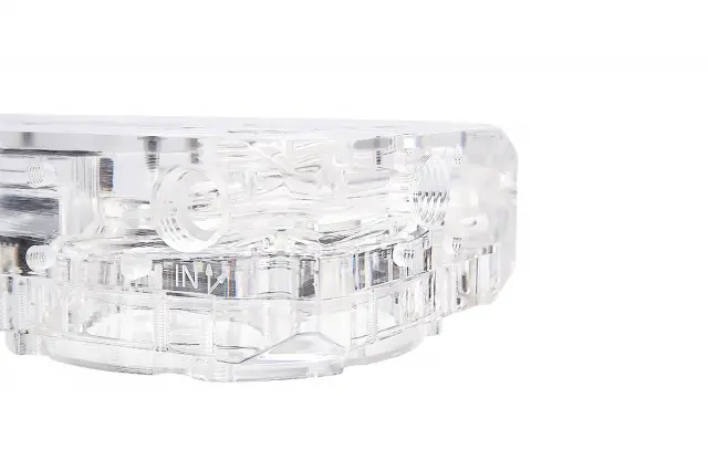 Adapter attachment with internal and external thread Alphacool Eisdecke D5 Dual Acrylic Attachment 3x 1/4" 